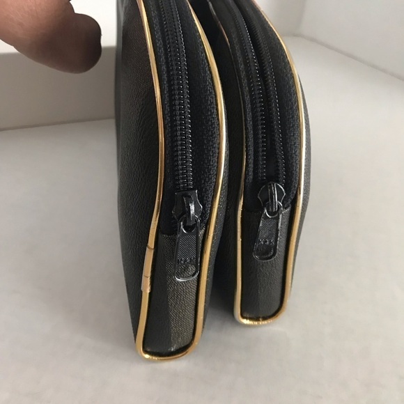 NWOT - Vintage Matryoshka Makeup Bags - 2 Original Paris Design Wide Stripe Bags - Picture 5 of 14